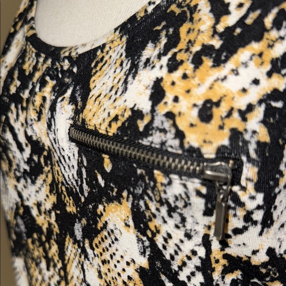 Reitmans Tank Top Black Yellow White Classy Women’s Size M - Picture 3 of 9